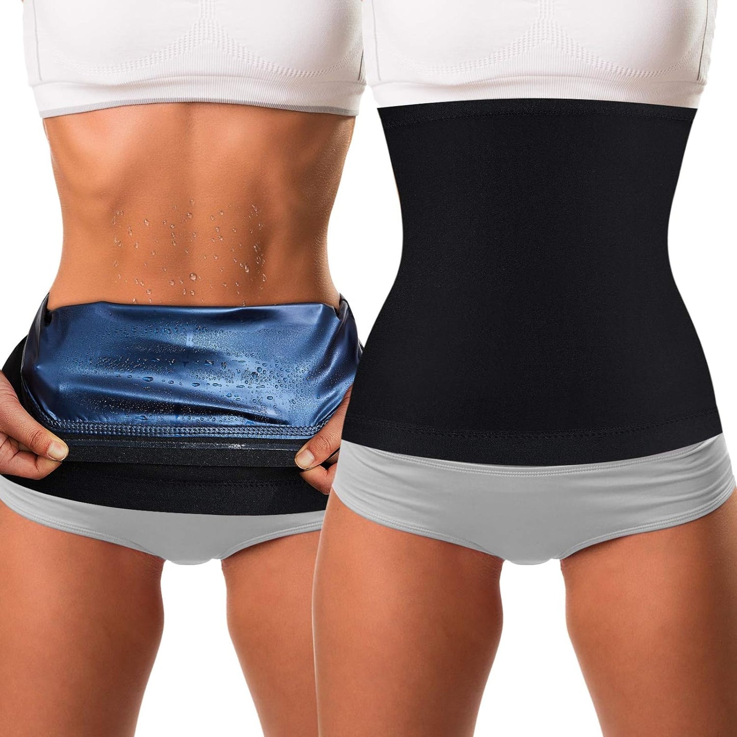 Waist Trimmer Sweat Waist Trainer Wrap Stomach Wraps for Women Bodybuilding