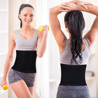 Waist Trimmer Sweat Waist Trainer Wrap Stomach Wraps for Women Bodybuilding